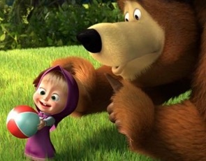 Masha y el oso: Escoba nueva